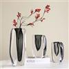現代簡約琉璃花瓶高檔居家用桌面干花插花器樣品間裝飾品擺件