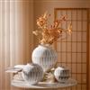 日式陶瓷花瓶ins風客廳插花裝飾月亮陶罐高級感侘寂中式禪意擺件
