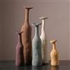 北歐莫蘭迪創意花瓶擺件簡約藝術素胚玄關客廳插花陶瓷家居裝飾品